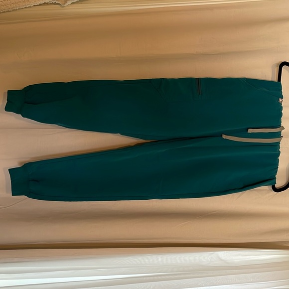 FIGS Pacific Blue High Waisted Zamora Jogger Scrub Pants™ - Picture 3 of 5